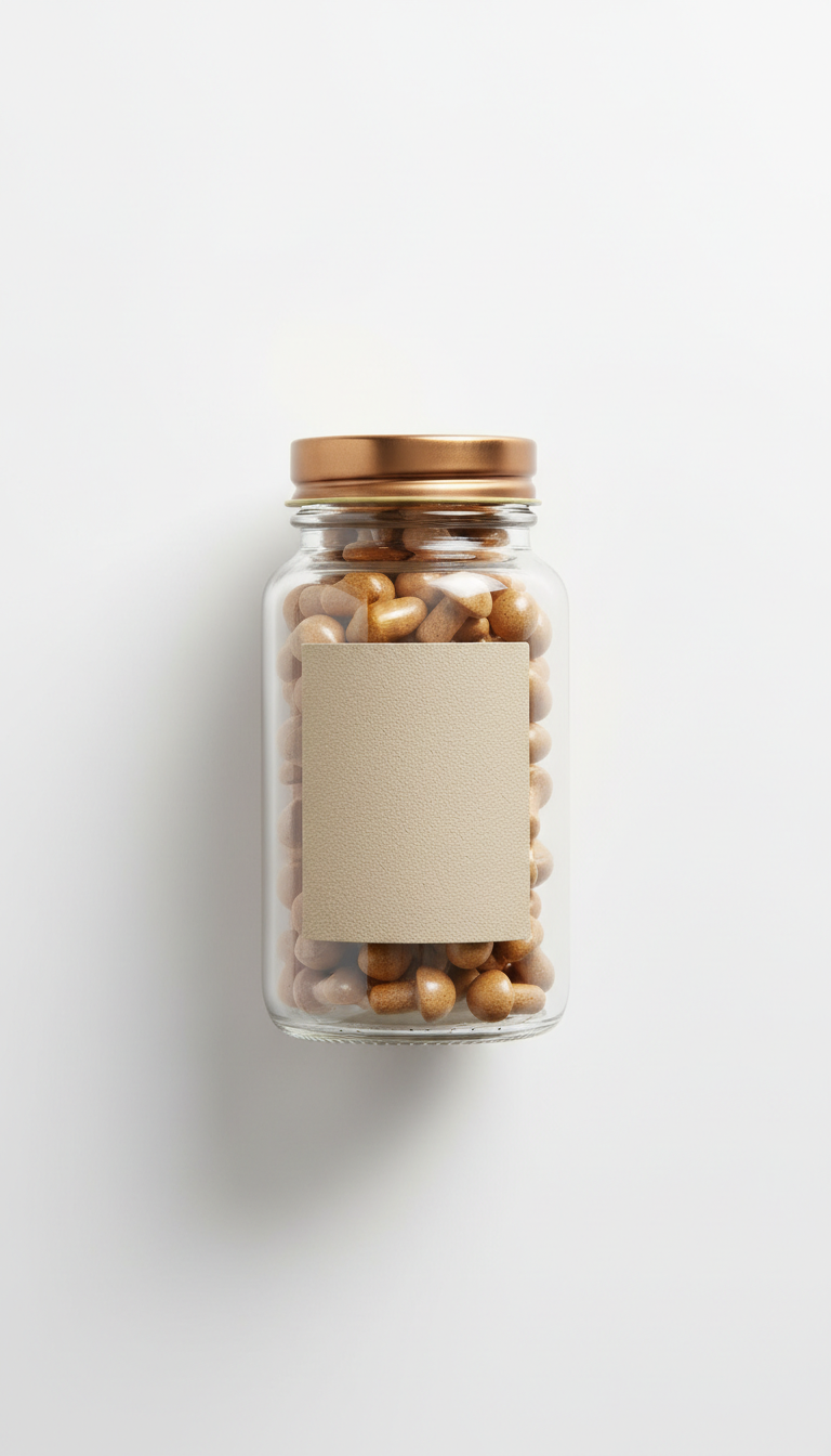 Cordyceps Performance Capsules Glass Jar